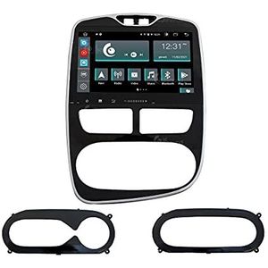 Op maat gemaakte autoradio voor Renault Clio Android GPS Bluetooth WiFi Dab USB Full HD Touchscreen Display 10"" Easyconnect Processor 8core Stembediening