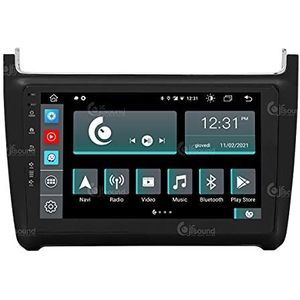 Auto-radio op meting voor Volkswagen Polo Android GPS Bluetooth WiFi USB Full HD touchscreen display 9 inch Easyconnect proces 8Core spraakbesturing