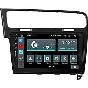 Op maat gemaakte autoradio voor Volkswagen Golf 7 Zwart Android GPS Bluetooth WiFi Dab USB Full HD Touchscreen Display 10"" Easyconnect Processor 8core Stembediening