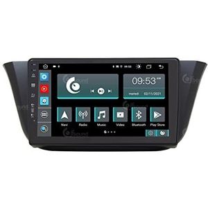 Jf Sound car audio system Aangepaste autoradio voor Iveco Daily Android GPS Bluetooth WiFi USB Full HD Touchscreen Display 9"" Easyconnect Processor 8 core spraakopdrachten JF-139ID-X9 zwart