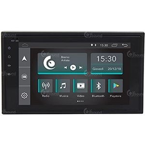 Universele auto-radio, 2 DIN, Android, GPS, Bluetooth, WLAN, USB, HD, touchscreen, 6,2 inch, 4 Core Carplay Android Auto
