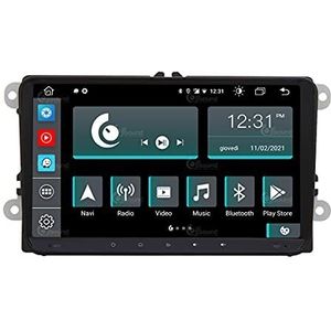Aangepaste autoradio voor Volkswagen Golf Sharan Tiguan Android GPS Bluetooth WiFi USB Dab+ Touchscreen 9 inch 8 core Carplay AndroidAuto