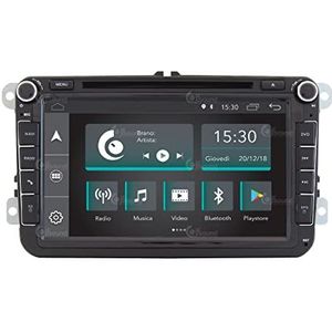 Aangepaste autoradio voor Volkswagen Golf Sharan Tiguan Android GPS Bluetooth WiFi USB Dab+ Touchscreen 8 inch 5 core Carplay AndroidAuto