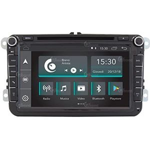 Specifieke autoradio voor Volkswagen Golf Sharan Tiguan Android GPS Bluetooth WiFi USB DAB+ Touchscreen 8"" 5core Carplay AndroidAuto