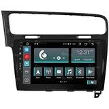Specifieke autoradio voor Volkswagen Golf 7 zwart Android GPS Bluetooth WiFi USB DAB+ Touchscreen 10"" 8core Carplay AndroidAuto