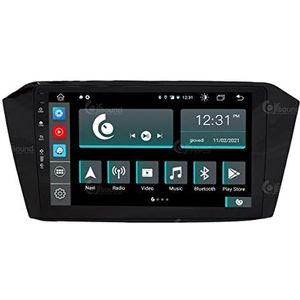 Auto-radio, passend voor Volkswagen Passat Android GPS Bluetooth WiFi USB Dab+ touchscreen 10 inch 8Core Carplay Android auto