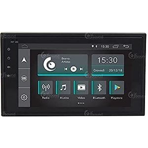 Jf Sound - Universeel Autoradio - 2DIN - Android - GPS - Bluetooth - WiFi - DAB - Full HD Touchscreen Display - 6.2 inch