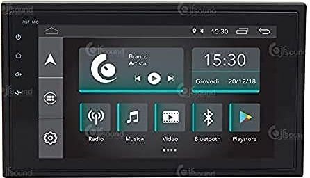Jf Sound - Universeel Autoradio - 2DIN - Android - GPS - Bluetooth - WiFi - DAB - Full HD Touchscreen Display - 6.2 inch