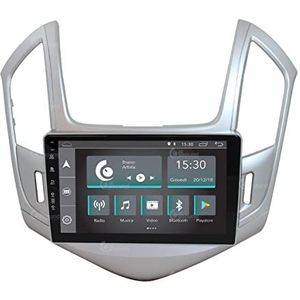 Specifieke autoradio voor Chevrolet Cruze na 2013 zilver Android GPS Bluetooth WiFi USB DAB+ Touchscreen 9"" 4core Carplay AndroidAuto