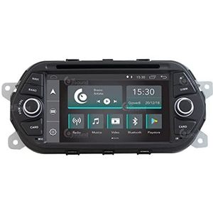 Auto-radio, perfect passend voor Fiat Tipo Android GPS Bluetooth WiFi USB Dab+ touchscreen 7 inch 4 Core Carplay Android auto