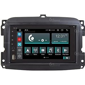 Auto-radio, op maat gemaakt voor Fiat 500L Android GPS Bluetooth WiFi USB Dab+ touchscreen 6,2 inch 8Core Carplay Android Auto