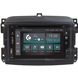 Auto-radio, op maat gemaakt voor Fiat 500L Android GPS Bluetooth WiFi USB Dab+ touchscreen 6,2 inch 4Core Carplay Android Auto