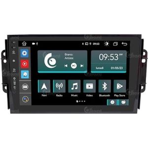 Jf Sound - DR 3 - Autoradio - 9 inch - Android GPS Bluetooth WiFi DAB+ Touchscreen 8-core Carplay Android Auto