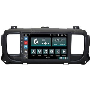 Specifieke autoradio voor Citroen Jumpy (mit Navigationsgerät) Android GPS Bluetooth WiFi USB DAB+ Touchscreen 9"" 8core Carplay AndroidAuto