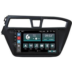 Specifieke autoradio voor Hyundai I20 2015-2018 Android GPS Bluetooth WiFi USB DAB+ Touchscreen 9"" 8core Carplay AndroidAuto