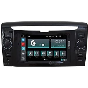 Auto-radio op meting voor Lancia Ypsilon Android GPS, Bluetooth, WiFi, USB, Full HD, touchscreen, display, 6,2 inch, Easyconnect processor, 8core, spraakbesturing