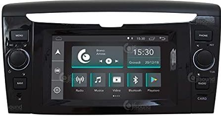Op maat gemaakte autoradio voor Lancia Ypsilon Android GPS Bluetooth WiFi Dab USB Full HD Touchscreen Display 6.2"" Easyconnect