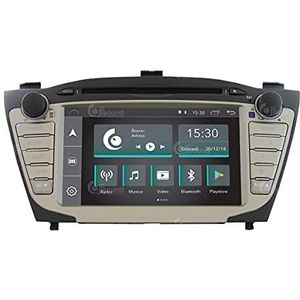 Specifieke autoradio voor Hyundai IX35 standaard met GPS, camera en groot LCD-scherm Android GPS Bluetooth WiFi USB DAB+ Touchscreen 7"" 4core Carplay AndroidAuto