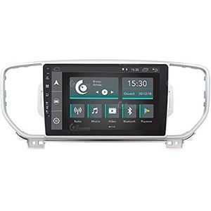 Specifieke autoradio voor Kia Sportage 2016 standaard met GPS en camera Android GPS Bluetooth WiFi USB DAB+ Touchscreen 9"" 4core Carplay AndroidAuto