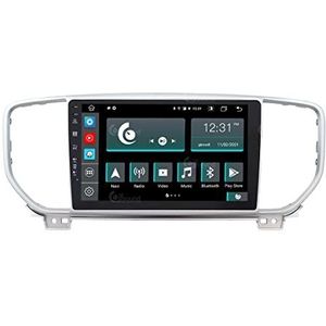 Specifieke autoradio voor Kia Sportage 2018 standaard met GPS en camera Android GPS Bluetooth WiFi USB DAB+ Touchscreen 9"" 8core Carplay AndroidAuto