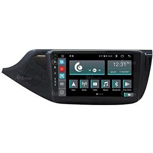 Specifieke autoradio voor Kia Ceed glanzend zwart van de 2012 met standaard camera Android GPS Bluetooth WiFi USB DAB+ Touchscreen 9"" 8core Carplay AndroidAuto