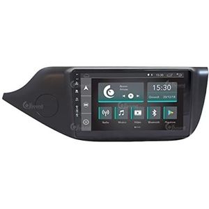 Auto-radio, op maat gemaakt voor Kia Ceed vanaf 2012, zwart, ondoorzichtig, met standaard camera, Android, GPS, Bluetooth, WiFi, USB, Dab+ touchscreen, 9 inch, 4 Core Carplay Android Auto