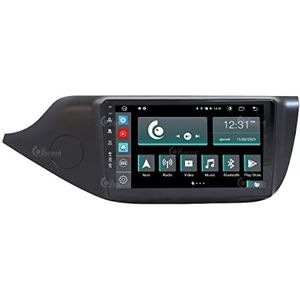 Specifieke autoradio voor Kia Ceed nero opaco van de 2012 standaard met GPS, camera en groot LCD-scherm camera Android GPS Bluetooth WiFi USB DAB+ Touchscreen 9"" 8core Carplay AndroidAuto
