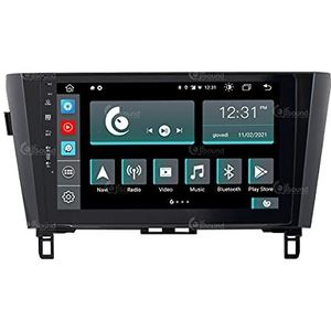 Specifieke autoradio voor Nissan Qashqai Xtrail standaard met GPS en enkele camera Android GPS Bluetooth WiFi USB DAB+ Touchscreen 10"" 8core Carplay AndroidAuto