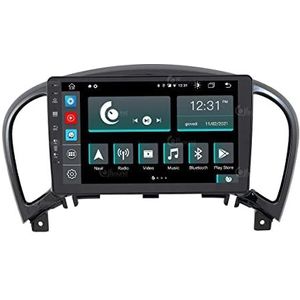 Specifieke autoradio voor Nissan Juke standaard met GPS en enkele camera Android GPS Bluetooth WiFi USB DAB+ Touchscreen 9"" 8core Carplay AndroidAuto