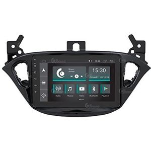 Auto-radio, perfect passend voor Opel Corsa E Android GPS Bluetooth WiFi USB Dab+ touchscreen 8 inch 4 Core Carplay Android auto