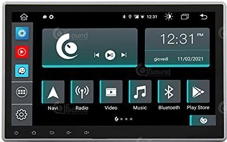 Jf Sound - 2 Din Universele Autoradio - 10 inch - Android GPS Bluetooth WiFi DAB+ Touchscreen