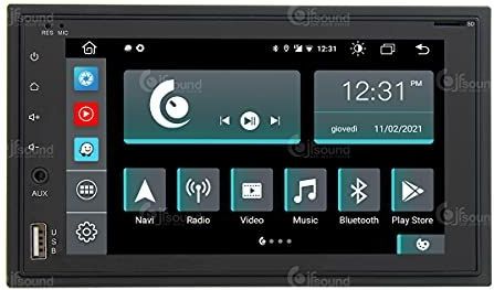 Jf Sound - 2 Din Universele Autoradio - 6.2 inch - Android GPS Bluetooth WiFi DAB+ Touchscreen