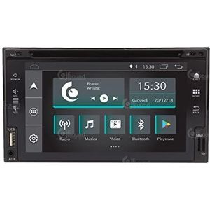 Jf Sound - 2 Din Universele Autoradio - Touchscreen - 6.2 inch - Android GPS Bluetooth WiFi DAB+