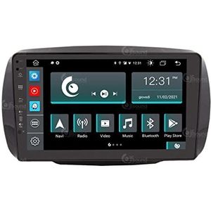 Specifieke autoradio voor Smart 453 Android GPS Bluetooth WiFi USB DAB+ Touchscreen 9"" 8core Carplay AndroidAuto