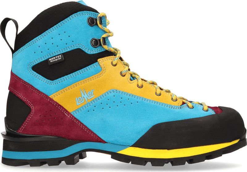 Lomer Badia High X Wandelschoenen - Blauw/Geel - Suède Nylon