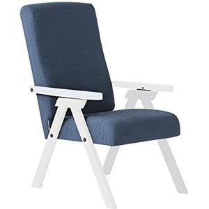 ESSEGI SRL FLAMMETTE fauteuil, beuken, blauw, L