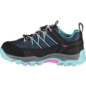 CMP KIDS RIGEL LOW TREKKING SHOES WP uniseks-kind Trekkingschoenen Low-Top, B Blue Acqua, 35 EU