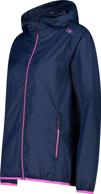 CMP - Knit Tech Melange - Fleece Jas - Blauw - Met Capuchon