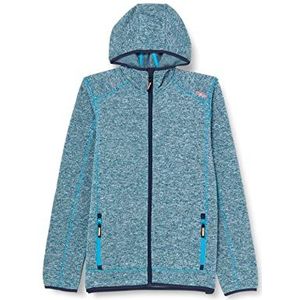 CMP Knit-Tech jas voor kinderen met vaste capuchon, Knit-Tech jas voor kinderen, met vaste capuchon, uniseks, kinderen en jongeren