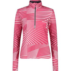 CMP - Damessweatshirt - Halve Rits - Multifunctioneel - Trendy Print