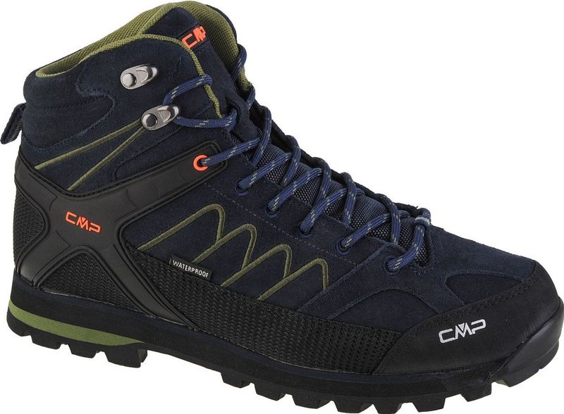 CMP - Moon Mid Wp - Wandelschoenen - Grijs - Leder/100% PL/Andere Materialen
