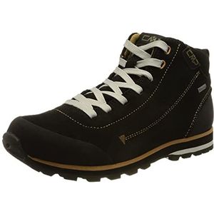 CMP Dames Elettra Mid Hiking Shoes Wp Walking Shoe, Nero-Amber, 37 EU