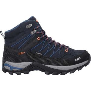 CMP Rigel Mid Trekking Shoe Wp heren Trekking- en wandelschoenen, B Blue Flash Oranje, 39 EU