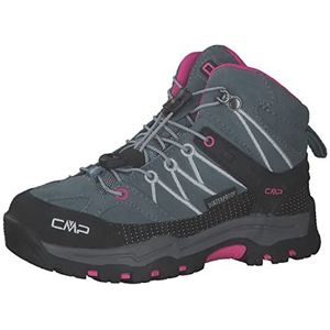 CMP Kids Rigel Mid Trekking Shoe Wp uniseks-kind Trekking- en wandelschoenen, Mineraal groen violet, 32 EU