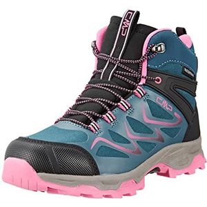 CMP Unisex Kids Byne Mid Wp outdoor sportschoenen voor kinderen, Blauw Fluo Violet Lake Purple Fluo, 32 EU