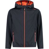 CMP - Lichte softshelljas voor kinderen met vaste capuchon, antraciet, 110