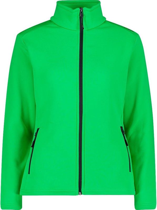 Stretch Performance - Fleecejack - Groen - Technische Stof