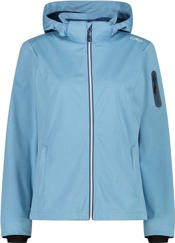 Cmp 39a5016m Light Softshelljack Blauw Vrouw