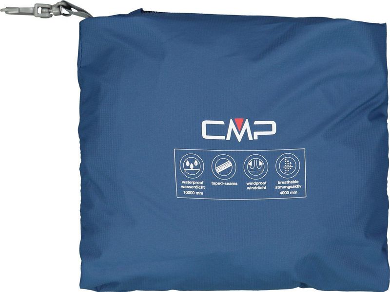 CMP - Zip-up Wandeljas - Water- en Winddicht - Lichtgewicht Ripstop - Afneembare Capuchon