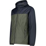 CMP Regenjas voor heren met vaste capuchon - 33 x 7487, oliegroen, 46, olie, 44